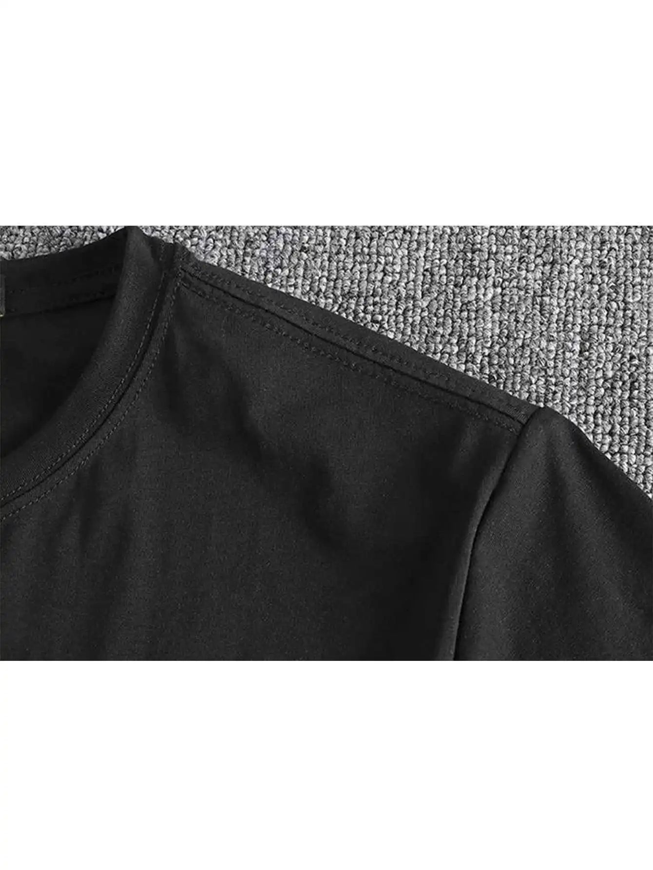 t shirt for men 2025 Fashion Solid color